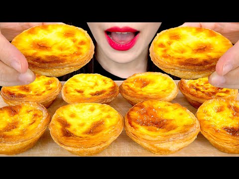 ASMR <strong>EGG</strong> <strong>TART</strong> 에그타르트 먹방 MUKBANG DESSERTS EATING SOUNDS 咀嚼音 エッグタルト | ZOEY ASMR