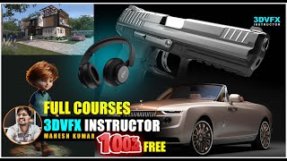 Master 3D Animation: Full Course on Modeling, Lighting, Texturing, and Rendering | 3dvfx Instructor