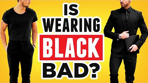 Why Wearing Black Makes A Man Look Aggressive! RMRS Style Videos - DayDayNews