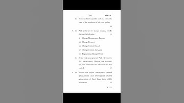 #Shorts MCS- 213 DECEMBER 2023 Question Paper (Software Engineering)