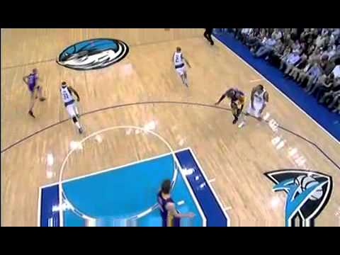 Kobe Bryant sprained ankle vs Dallas Mavericks 3-12-2011