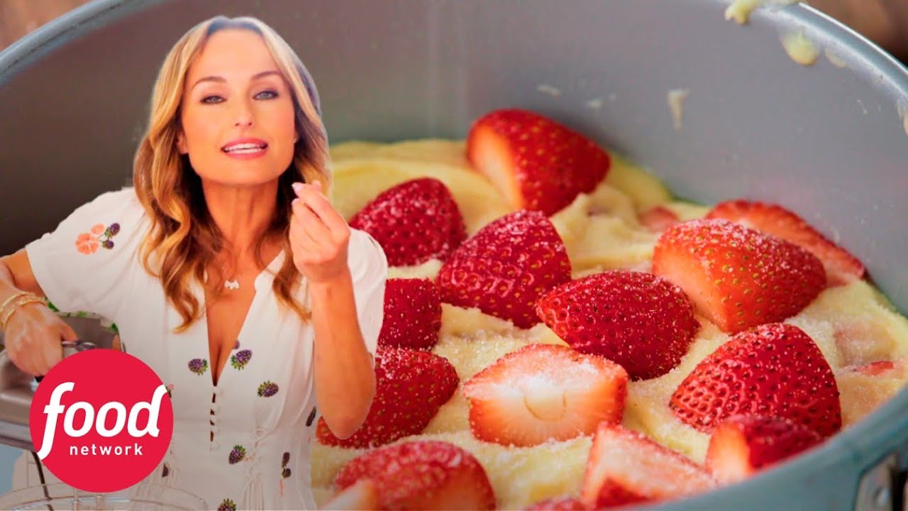 Tarta de fresas para un picnic en la playa | Giada en la Playa | Food Network Latinoamérica