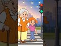 Awareness on Road Crossing for kids #animals #forkids #awarness #goodmanners #roadusers