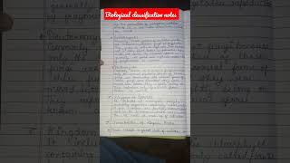 Notes Of Biological Classification Class 11 Chapter 2...