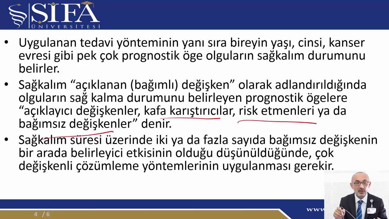 Cox Regresyon Kullanım Yeri