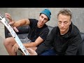 I Surprised Tony Hawk With A Custom Skateboard 