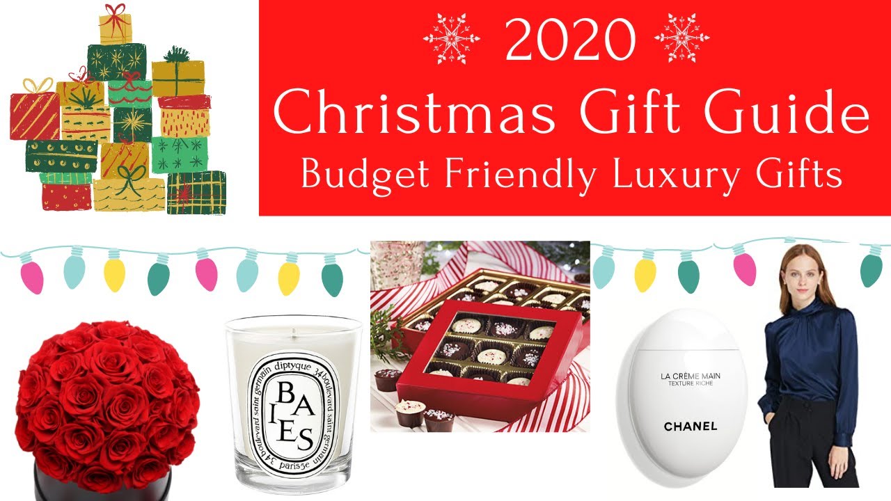 2020 Christmas Gift Guide I Budget Friendly Luxury Gifts