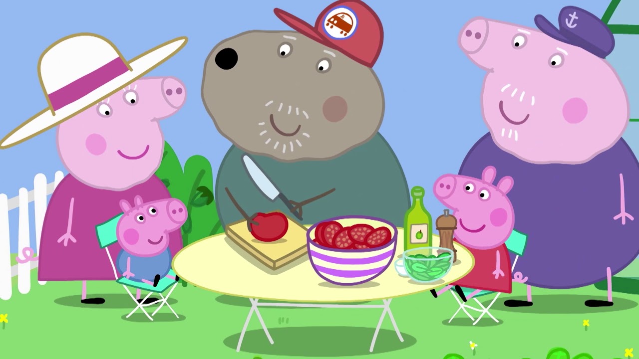 Peppa Pig Enjoying The Best Tomato Salad In The World YouTube