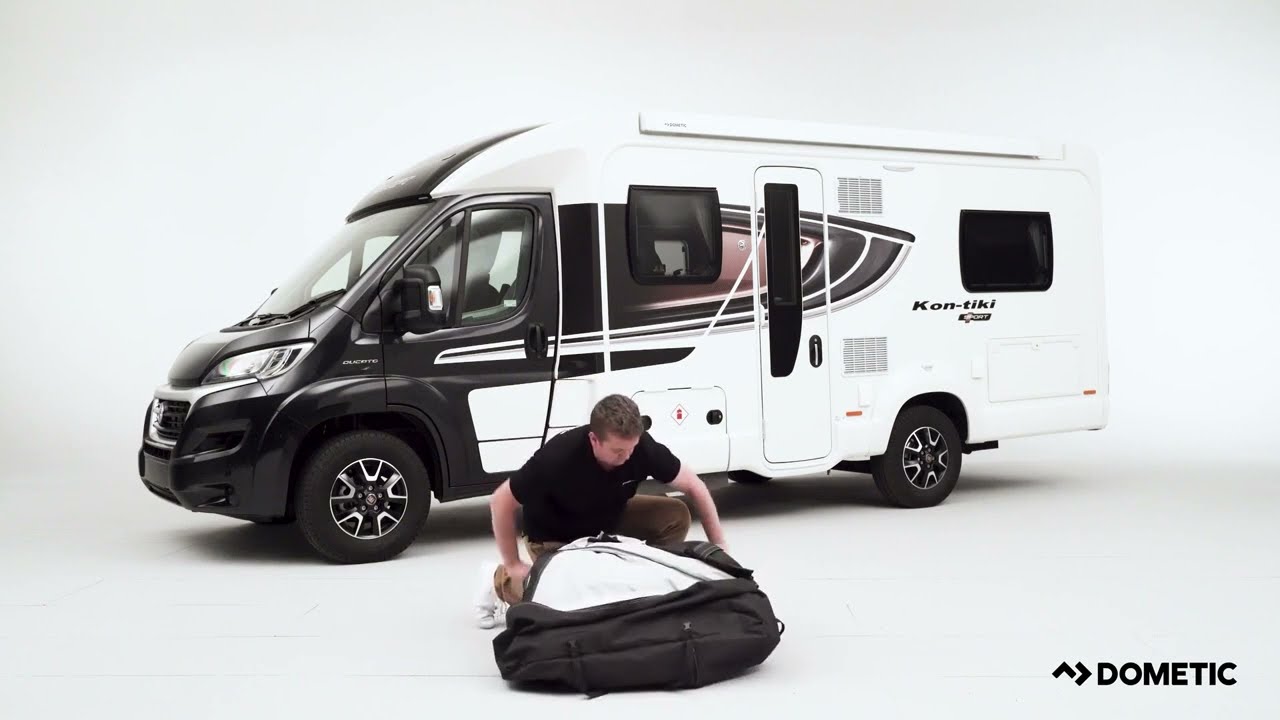 Dometic Club Air Pro. Как установить надувную палатку для автодома, каравана. Инструкция