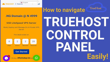 How to use truehost control panel |truehost cloud