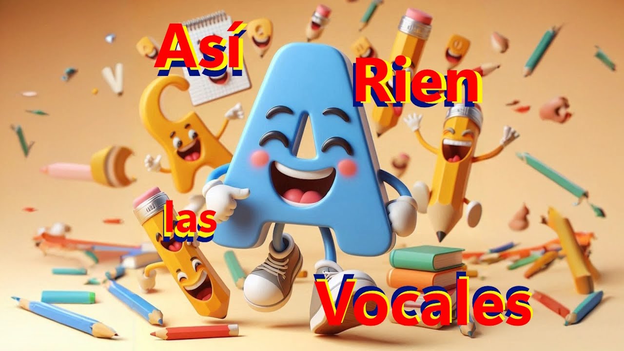 la risa de las vocales 2 #CancionesInfantiles#MusicaParaNiños#