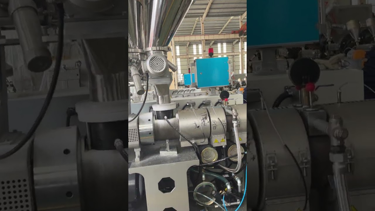 Four out PVC Tube Extrusion Line ( from Extruder to mold) 