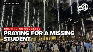 Hundreds gather to pray for missing College of Charleston student