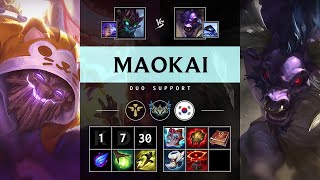 Maokai Support vs Alistar - KR Challenger Patch 25.21