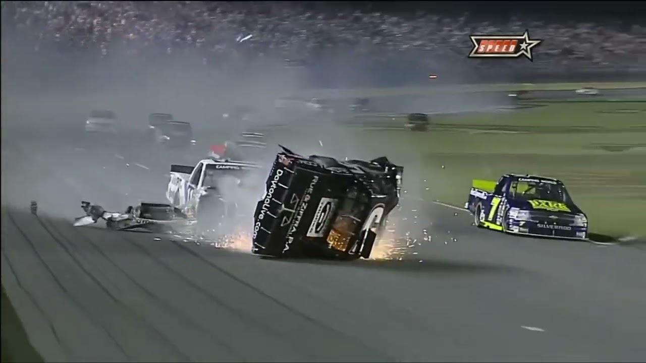 2009 NASCAR Camping World Truck Series Crash Compilation