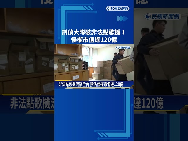刑偵大隊破非法點歌機! 中國雲端下載未授權歌曲侵權達120億－民視新聞