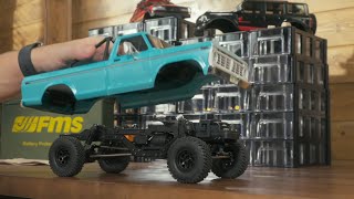 FMS FCX18 updated Chassis Photo Leaks ! Solid Axle!