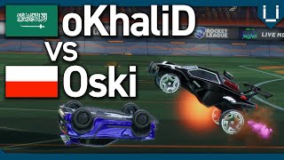 oKhaliD vs Oski | $69 Rocket League 1v1 | Nice