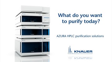AZURA Preparative HPLC systems by KNAUER (with portugese subtitles)