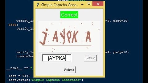 Simple Captcha Generator using Python