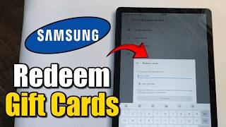 How to Redeem Google Play Gift Card on Samsung Tablet or Phone