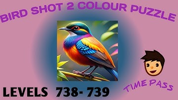 Bird sort 2 colour puzzle 🐦 level 738-739#birdshort #birdpuzzle #birdsortcolorpuzzle#puzzlegame