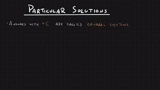 M 4-9: Particular Solutions of Antiderivatives - Examples