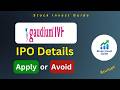 Gaudium IVF &amp; Women Health IPO |Apply or Not? Gaudium IVF Ipo Details Telugu #ipotelugu #ipodetails