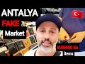 Fake market in antalya turkey