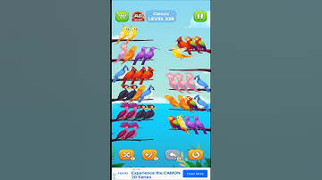 Bird Sort Puzzle l Classic Level 238 l Bird Sort Color Puzzle l Bird Sort Puzzle Challenge #gameplay