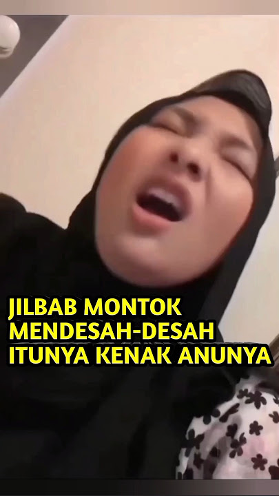 Wanita Berjilbab MEND3S4H menahan K3S4KIT4N