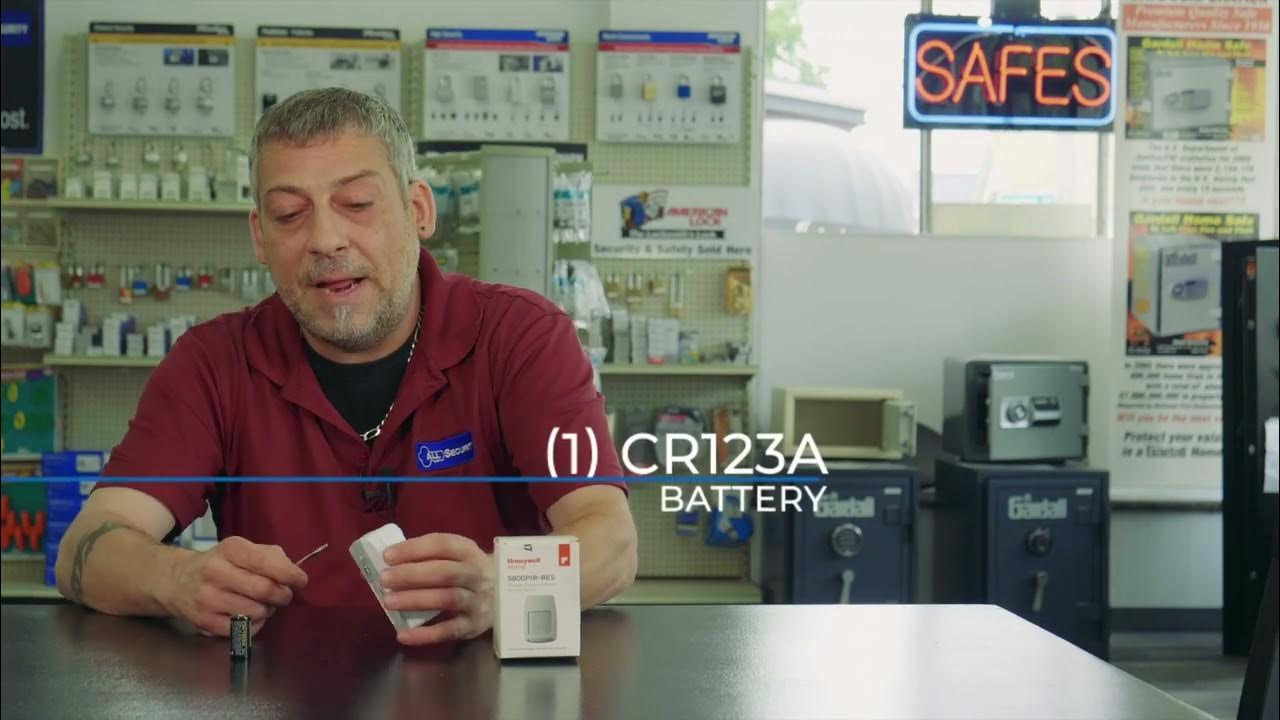 Honeywell Wireless Motion Sensor Battery Replacement YouTube