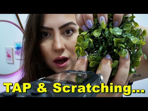 ASMR BINAURAL - TAPPING E SCRATCHING PARA TE RELAXAR