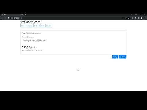 CS50 Web Programming - Project 3 - Mail