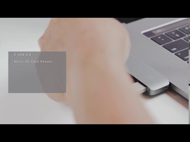 CharJenPro USB C Hub para Apple MacBook Pro 2018 2017 2016