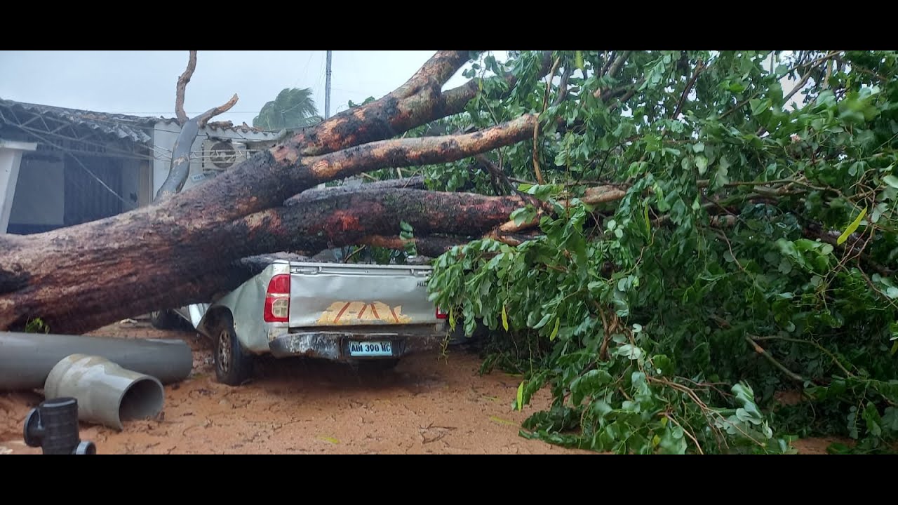Ciclone Tropical GOMBE em Nampula, norte de Moçambique. Reportagem de Morais Selemane.