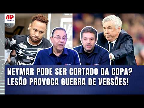NEYMAR PODE SER CORTADO DA COPA? "INTERNAMENTE, a CBF SABE BEM que..." LESÃO AGITA a SELEÇÃO!