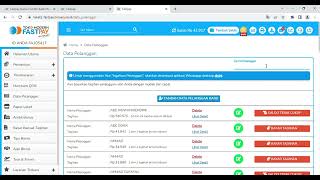 Cara menyimpan data pelanggan listrik pascabayar di web browser Fastfay