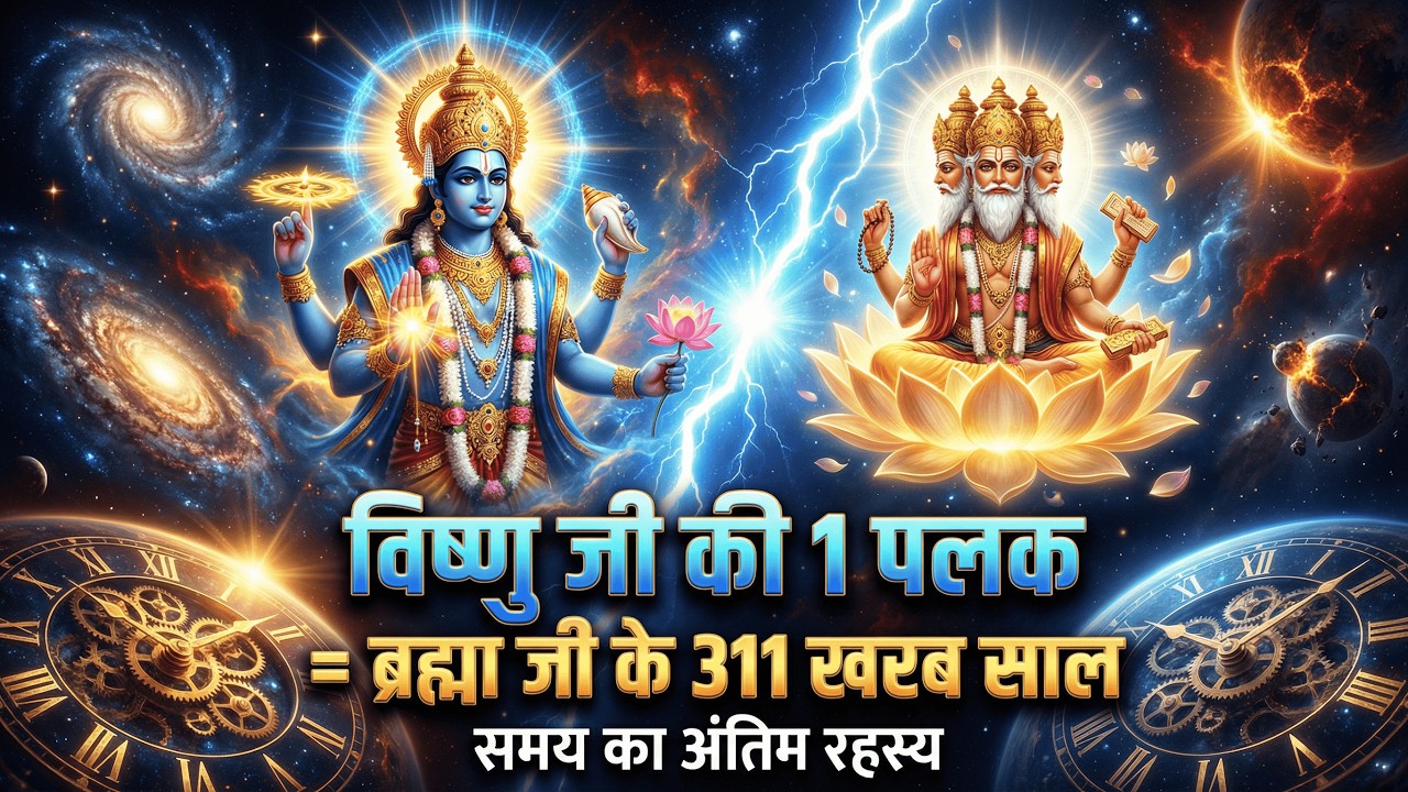 विष्णु जी की 1 पलक = ब्रह्मा जी के 311 खरब साल? समय चक्र का सबसे बड़ा रहस्य