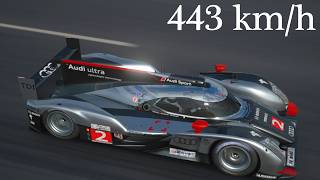 Gran Turismo Sport - Audi R18 TDI Le Mans 2011 - 443 km/h Top Speed