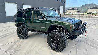 BUILT Moss Green Pearl 1997 Jeep Cherokee XJ - SUPER CLEAN BUILD!!