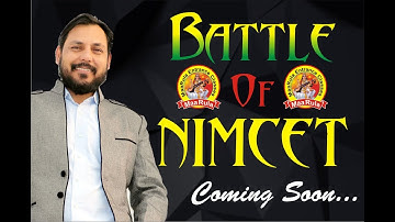 Battle of NIMCET || In the style of  Amit Katiyar