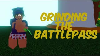 Grinding EXP in the BATTLEPASS (Roblox BedWars)