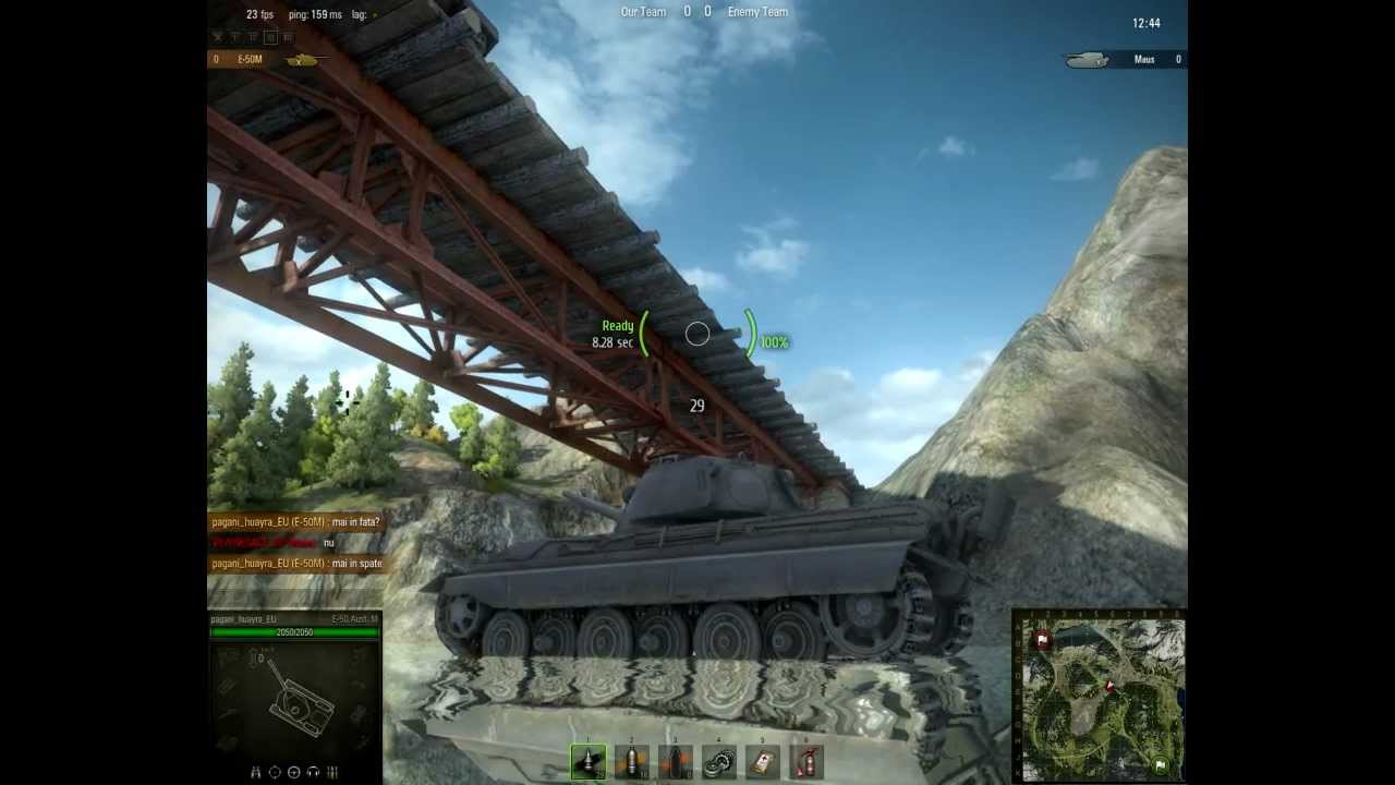 World of Tanks - Maus jumps on E-50M