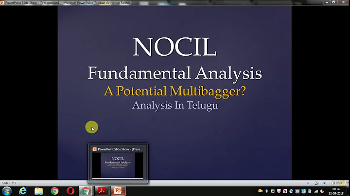 NOCIL Fundamental Analysis - Potential Multibagger...