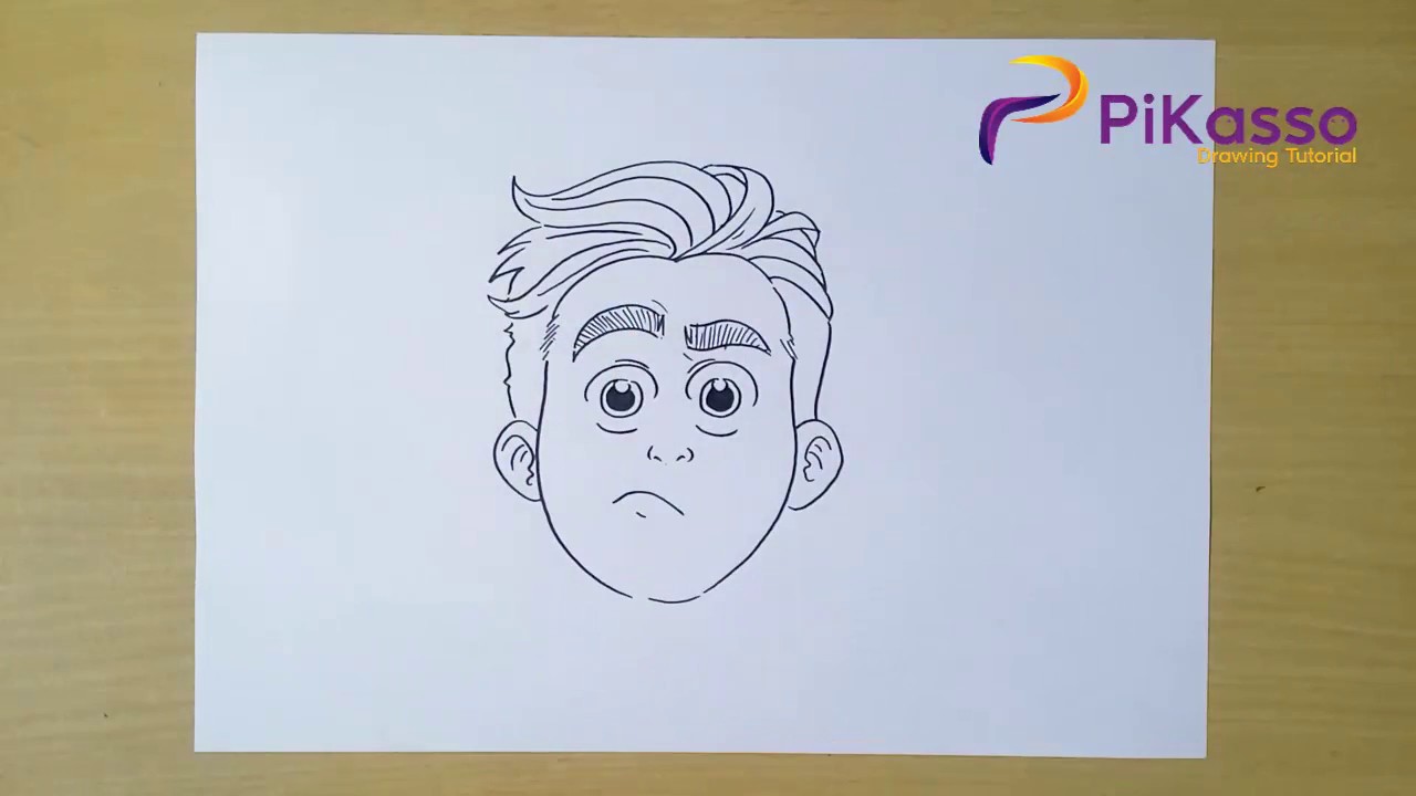 How to Draw a Cartoon Boy step by step - YouTube