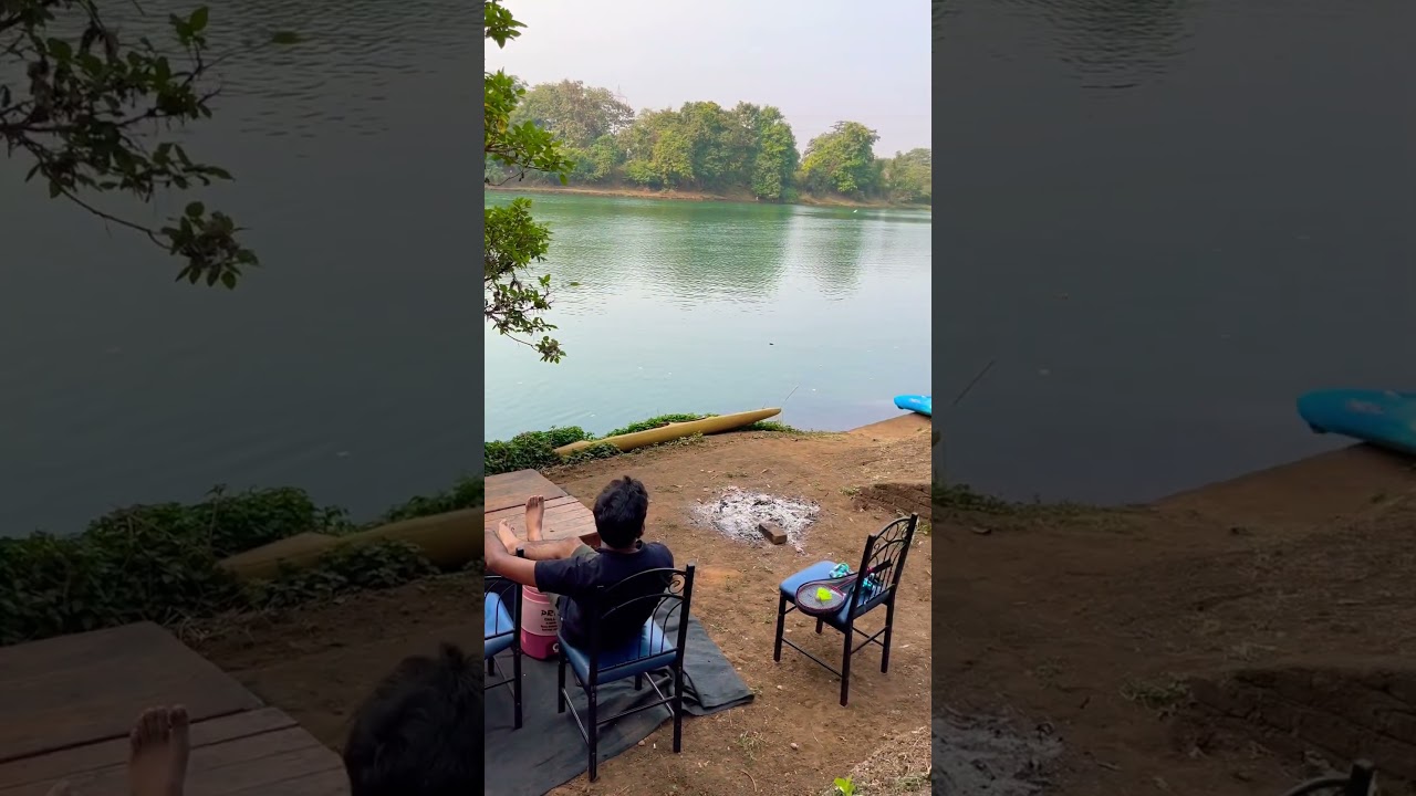 Video thumbnail: Riverside Camping #reelitfeelit #shorts #shortsvideo #travel #reels #riverside #camping #shortsfeed