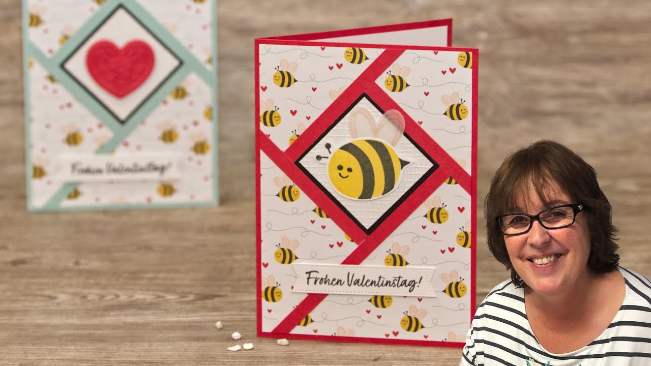 Faux Shutter Card・Karte zum Valentinstag / Geburtstag ・Stampin’ Up!