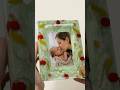 Satisfying Resin Frame With Real Daisies &amp; Berries 🌼❤️ Watch Until The End! #Shorts