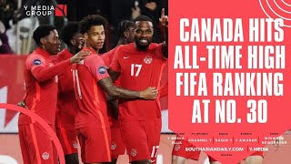 Canada Reaches Record No  30 in FIFA Rankings After Nations League Run
